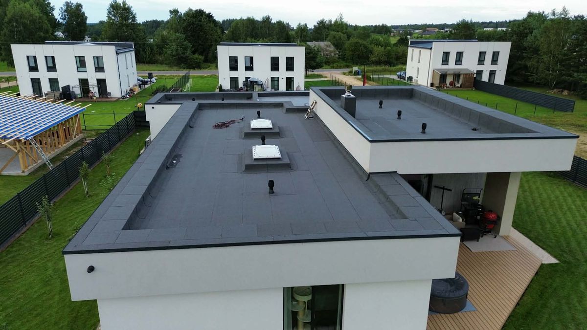 Stogų dengimo procesas