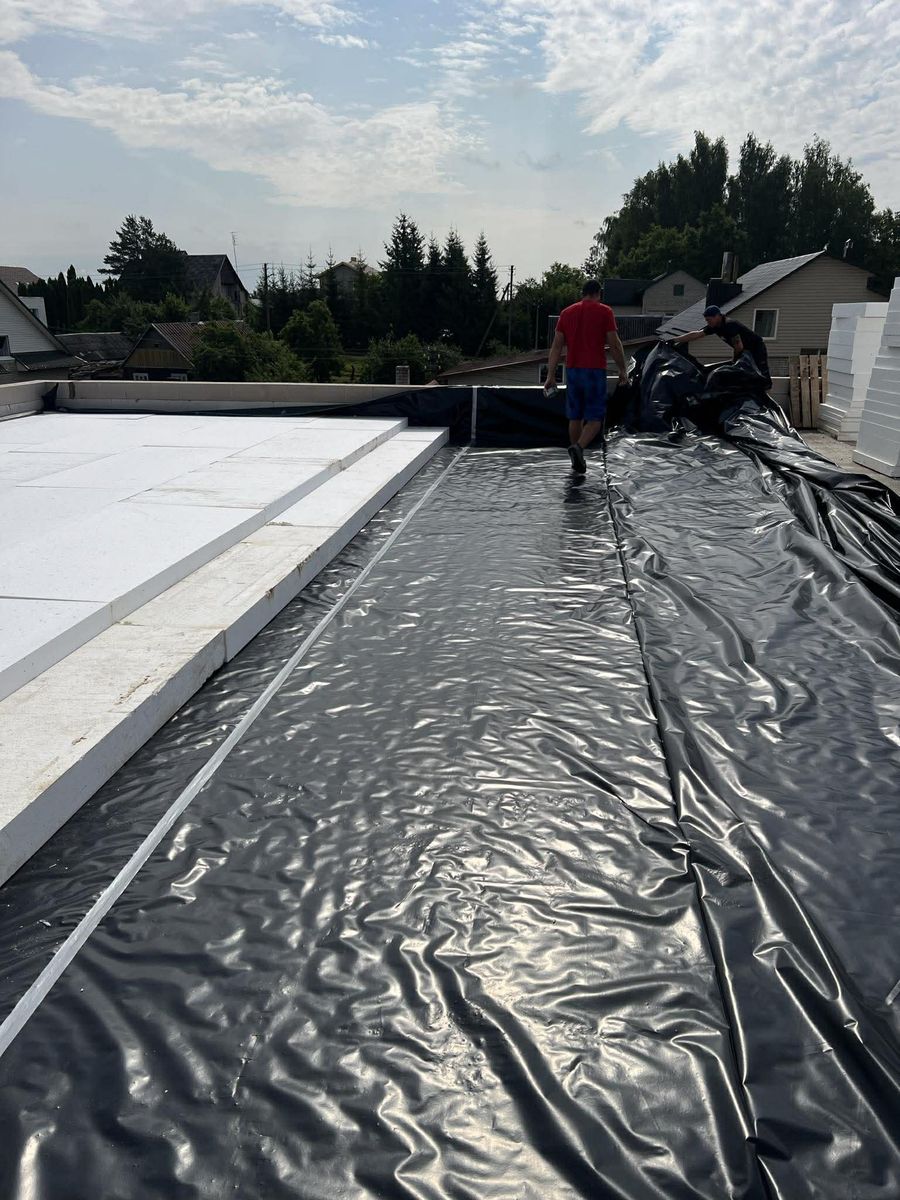 Stogo konstrukcijų montavimas