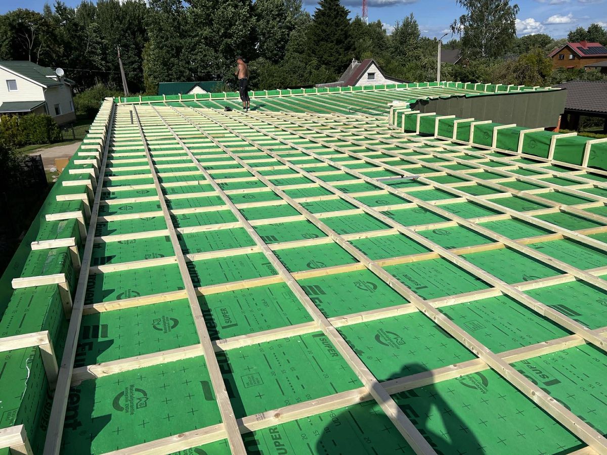 Pramoninio pastato stogas